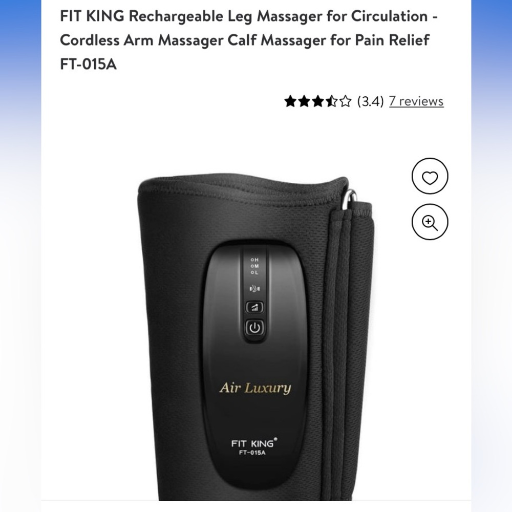 Fit King Air Compression Leg Massager